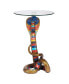 Фото #2 товара Renenutet Egyptian Cobra Goddess Glass-Topped Table