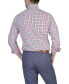 Фото #2 товара Men's Gingham Cotton Stretch Long Sleeve Shirt