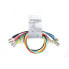 MUSIC STORE Stereo Patch Cable s Pack Of 6, 0.6m