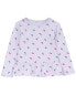 Toddler Cherry Print Peplum Top 2T