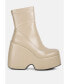 Фото #2 товара PURNELL Womens High Platform Ankle Boots