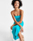 Фото #5 товара Women's Strapless Bodycon Side-Slit Midi Dress, Created for Macy's