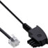 Фото #2 товара InLine ADSL Splitter Cable TAE-F German / 6P2C DEC male 3m