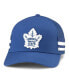 ფოტო #1 პროდუქტის Men's Blue Toronto Maple Leafs Hot Foot Stripes Trucker Adjustable Hat