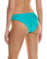 Фото #2 товара Simkhai Serita Satin High-Cut Bikini Bottom Women's Blue L