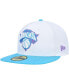 Фото #4 товара Men's White New York Knicks Vice Blue Side Patch 59FIFTY Fitted Hat