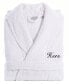 Фото #7 товара Turkish Cotton Embroidered Hers Terry Bathrobe