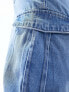 Фото #3 товара ONLY Riley high waisted straight cargo jeans in light blue wash