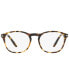 ფოტო #2 პროდუქტის PO3007V Men's Square Eyeglasses