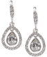 Crystal Orbital Pavé Drop Earrings