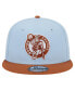 Men's Light Blue/Brown Boston Celtics 2-Tone Color Pack 9Fifty Snapback Hat