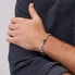 All Stacked Up Agate Steel Bracelet for Men JF04604040