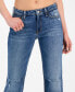 Women's Distressed Faded Bootcut Jeans