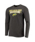 ფოტო #3 პროდუქტის Men's Green and Heathered Charcoal NDSU Bison Meter Long Sleeve T-shirt and Pants Sleep Set