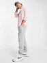 Фото #7 товара Polo Ralph Lauren player logo slim fit oxford shirt button-down in pink