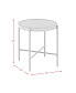 Фото #6 товара Carlo Round End Table with Wooden Top