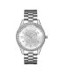 ფოტო #1 პროდუქტის Women's Mondrian Diamond (1/6 ct.t.w.) Stainless Steel Watch