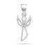 Фото #1 товара Decent silver pendant Angel PT122W