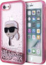 Фото #1 товара Karl Lagerfeld Etui Karl Lagerfeld KLHCI8LNKHCP Apple iPhone SE 2022/SE 2020/8/7 różowy/pink hardcase Glitter Karl Head