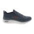 Фото #1 товара Skechers Go Walk Hyper Burst 216083 Mens Gray Lifestyle Sneakers Shoes