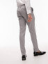 Фото #3 товара Topman skinny suit trouser in grey