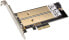 Фото #1 товара Kontroler SilverStone PCIe 3.0 x4 - M.2 PCIe + M.2 SATA (SST-ECM22)