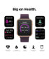 ფოტო #3 პროდუქტის Air 4 Unisex Plum Silicone Smart Strap Smartwatch 41mm