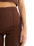 Фото #3 товара Vesper flare trouser co-ord in chocolate