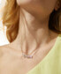 ფოტო #3 პროდუქტის Rhodium-Plated Cubic Zirconia Mom Blossoms Pendant Necklace, 16" + 2" extender, Created for Macy's