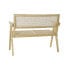 Bench with backrest DKD Home Decor Natural Vintage 105,5 x 62 x 83 cm