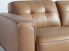 2-Sitzer-Sofa aus sandfarbenem Leder