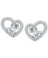 Фото #3 товара Серьги Giani Bernini Heart Stud