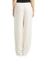 ფოტო #2 პროდუქტის Juniors' Solid Paper-Bag-Fit Long Mid-Rise Pants