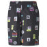 Фото #3 товара Puma Brand Love Aop Graphic 8" Shorts Mens Black Casual Athletic Bottoms 5336690