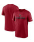 Фото #4 товара Men's Cardinal Arizona Cardinals Legend Microtype Performance T-shirt