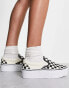 Vans Classic Slip-On Stackform trainers in black and white checkerboard