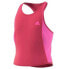 ADIDAS Pop Up sleeveless T-shirt Wild Pink / Screaming Pink, 13-14 лет - фото #2