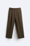 Viscose blend trousers