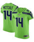 Фото #1 товара Men's DK Metcalf Neon Green Seattle Seahawks Alternate Vapor Elite Player Jersey