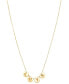 Фото #1 товара Macy's love Disc Sliding Pendant Necklace in 10k Gold, 16" + 2" extender
