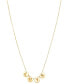 ფოტო #1 პროდუქტის Love Disc Sliding Pendant Necklace in 10k Gold, 16" + 2" extender