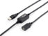 Фото #3 товара Equip USB 2.0 Type A Active Extension Cable Male to Female - 10m - 10 m - USB A - USB A - USB 2.0 - Male/Female - Black