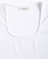 ფოტო #3 პროდუქტის Women's Cap-Sleeve Square-Neck Tee, Created for Macy's