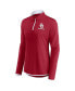 Women's Crimson Oklahoma Sooners Worth the Drive Quarter-Zip Top Бордовый, 2XL - фото #3