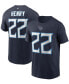 Фото #1 товара Men's Derrick Henry Navy Tennessee Titans Name and Number T-shirt
