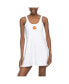 ფოტო #3 პროდუქტის Women's White Clemson Tigers Logo Scoop Neck Dress