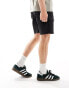 Selected Homme loose tech cargo short in black