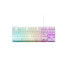 Фото #1 товара Gaming-Tastatur RGB-TKL-Membran THE G-LAB KEYZ-CAESIUMT-W/FR FR-Layout 12 Tastenkombinationen 100 % anpassbar Wei