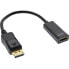 Фото #1 товара InLine DisplayPort to HDMI Adaptor with Audio - DisplayPort male / HDMI female