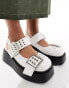 Фото #3 товара Lamoda On Your Side Flatform Mary jane in White